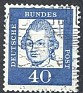 Germany 1961 Characters 40 Pfennig Blue Scott 832